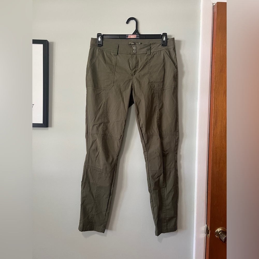 Prana Olive Green Pants Women 10